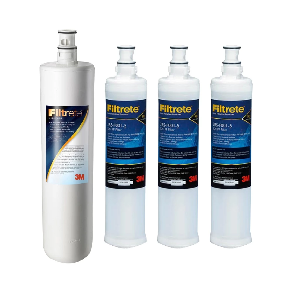 【3M】S004淨水器濾心+PP濾心3入一年份超值組(3US-F004-5+3RS-F001-5)