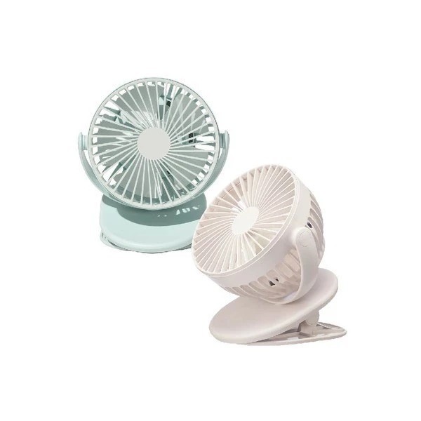 艾美特AirmateUSB桌 夾式充電扇 UD705 白/綠