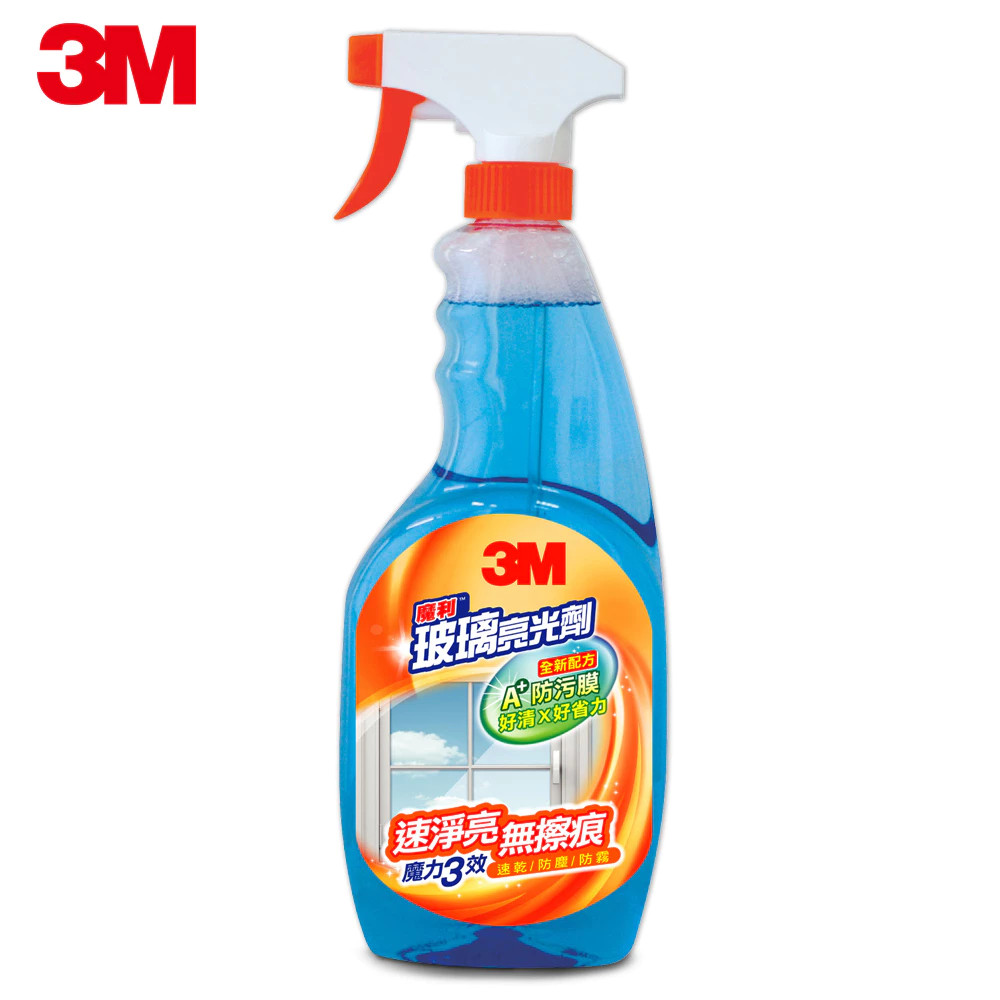 3M 魔利 玻璃亮光劑 600ML 玻璃清潔劑