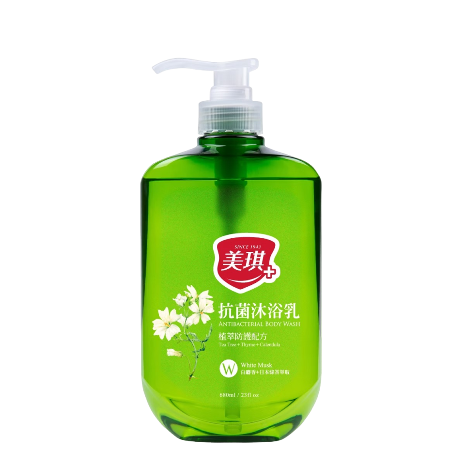美琪 抗菌沐浴乳680ml-白麝香
